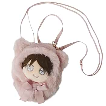 おすわり ぬい服 ショルダー チェック 13cm ②ピンク バッグチャーム おすわり ぬい服 ショルダー チェック 13cm ②ピンク バッグ